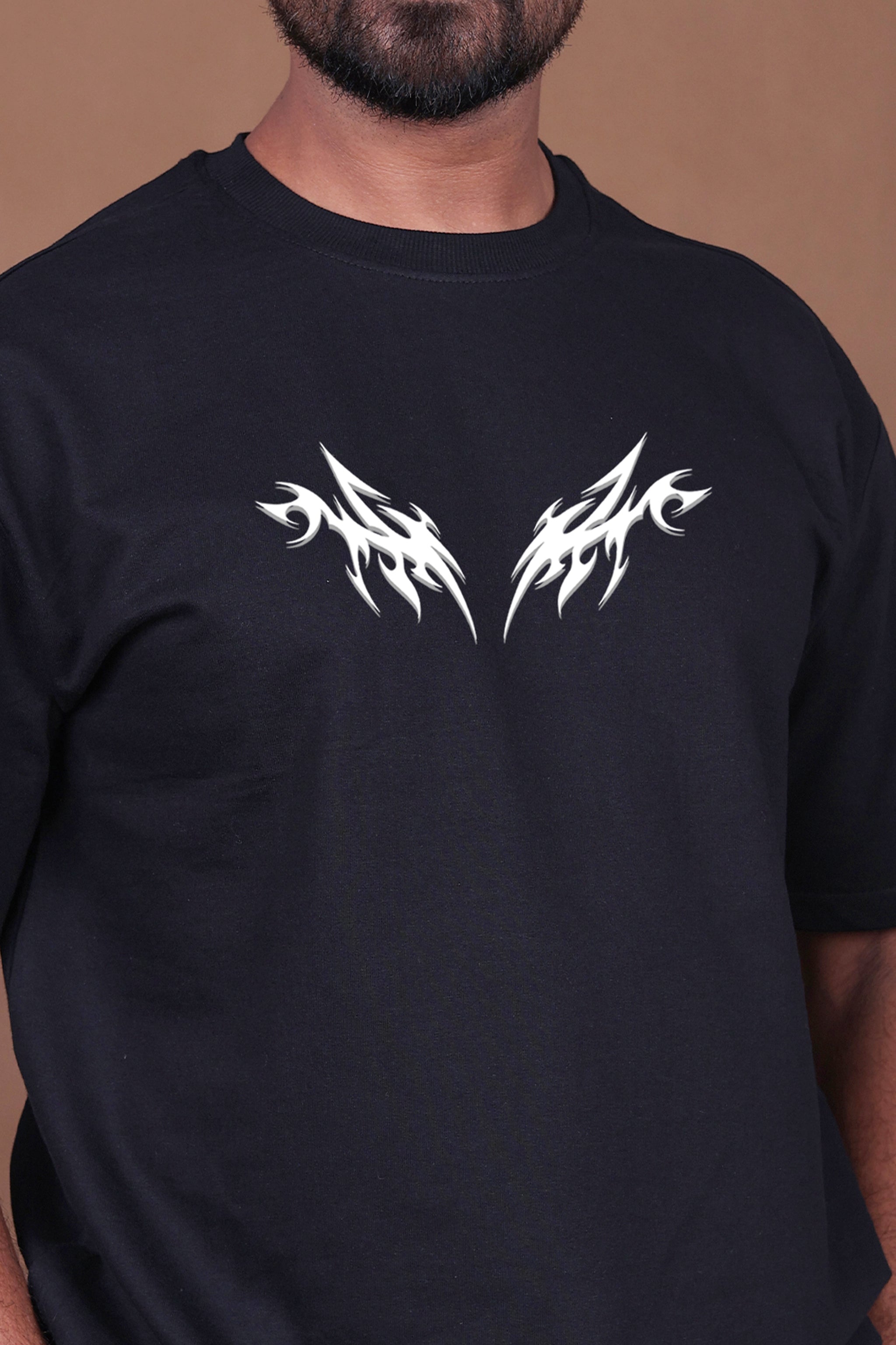 Printed Oversized T-shirt | Building a Legacy | Black T-Shirt